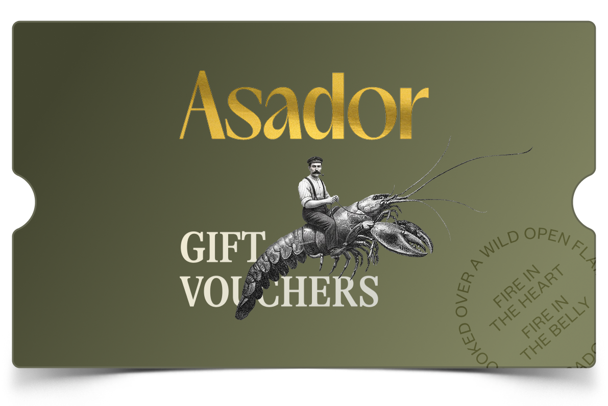 Asador gift voucher card