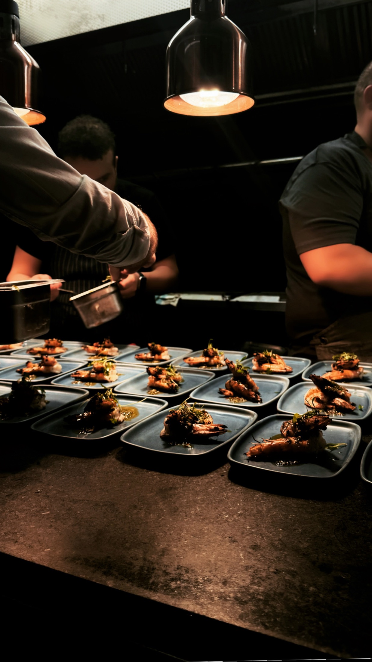 Guests dining at Haddington Road