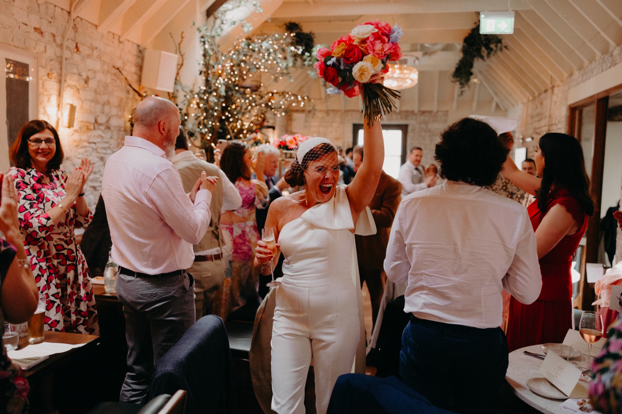 A wedding celebration at Asador